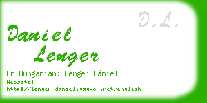 daniel lenger business card